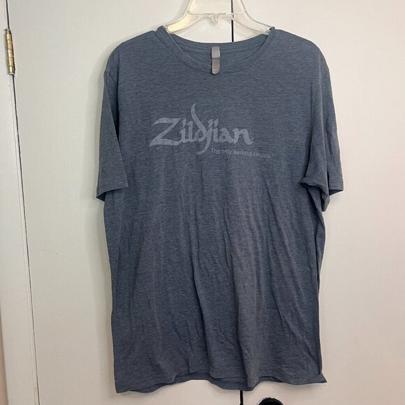 Zildjian T-Shirt XL Turkish Cymbals Avedis Heather Blue-Green - Picture 1 of 5
